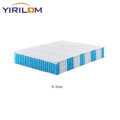 Unità a molla indipendente in acciaio ad alto tenore di carbonio da 10 cm personalizzata per materassi a molle insacchettate per divani e materassi OEM Factory