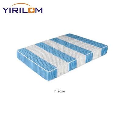 9 Zoned High Carbon Steel Wire Pocket Spring Unit with Customizable Specifications for Mattress Manufacturing