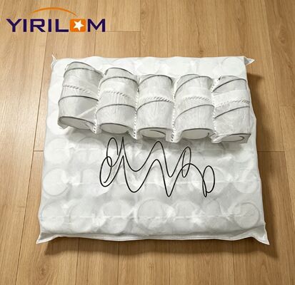 Altezza personalizzabile 6-23cm Sofa indipendente senza rumore Pocket Spring Unit con filo di acciaio ad alto tenore di carbonio per i produttori di mobili