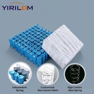 Divano indipendente con molle insacchettate in tessuto bianco da 80 g/m² per sedute di alta qualità e fornitura professionale