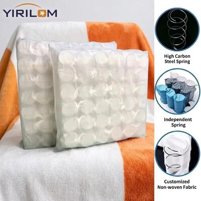 Dimensioni personalizzate divano molla tascabile con filo di acciaio ad alto tenore di carbonio e design silenzioso per il massimo comfort