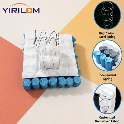 Prezzo buono Unità di molla di tasca indipendente di piccole dimensioni con elevata elasticità e pacchetto di rotoli compressi per cuscini per divani in linea