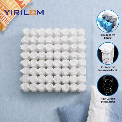 Molla insacchettata micro mini per divano con filo d'acciaio da 1,8 mm e rivestimento in tessuto non tessuto