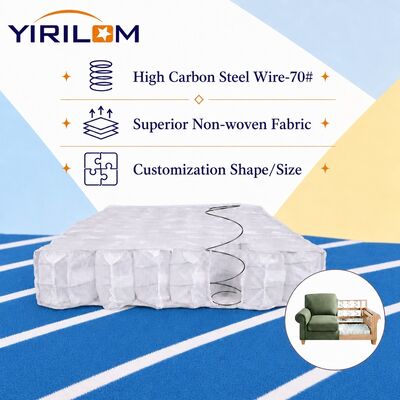10cm Alto Micro Pocket Spring Unit per divano profondo cuscino sedile con OEM servizio personalizzato