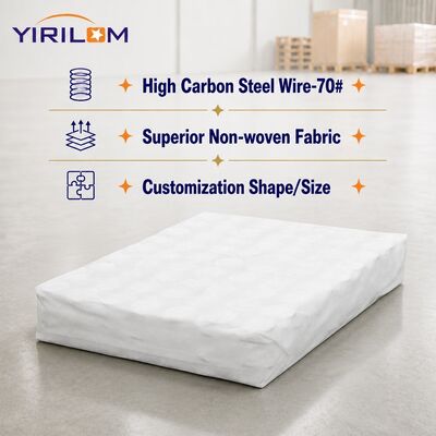 1.8mm Steel Wire Pocket Coil Spring for Sofa Cushion with 6-12cm Height and Customized Size