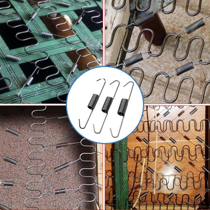 Gancio di bilanciamento a filo d'acciaio di alta qualità con clip di fissaggio a molla a zig-zag per divani 5