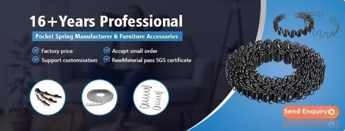 Ingrosso accessori mobili divano telaio fissaggio di plastica fissaggio di striscia per molle Zigzag 5