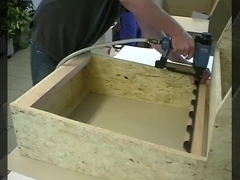 Striscia di clip di fissaggio in plastica divano