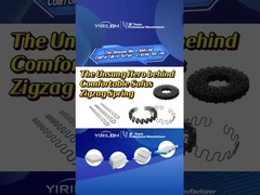 Sorgenti Zigzag personalizzate per divani con diametro di filo di 3,8 mm per mobili domestici