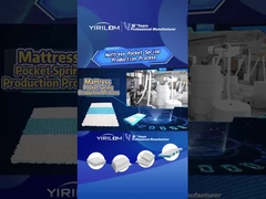 OEM Roll Up Packing Customized 2.0mm Pocket Spring per materasso