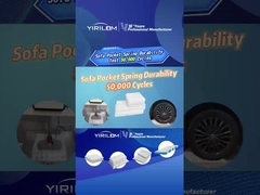 Compreso divano individuale avvolto bobine molla di primavera di tasca molla per cuscino di divano