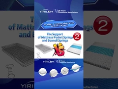 Quattro lati di rinforzo di posizionamento supporto di bobina di tasca molle per materassi mobili