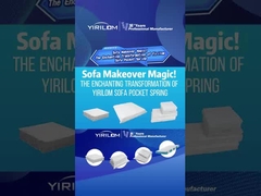 Molle per divano personalizzate, conteggio molle, filo d'acciaio ad alta resistenza da 1,8 mm con molla per divano in tessuto