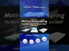 Fornitore di molle di alta qualità di tasca a basso costo / molle di materasso a basso costo / molle di bobina di tasca