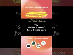 Mobili di fabbrica 3.8mm Divano rotante Letto molla filo Zigzag molle