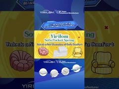 1.8mm 2.0mm diametro del filo cuscino del divano a molla tascabile