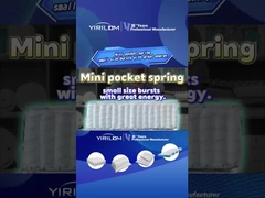 Fabbrica di molle per materassi 1.2 mm Mini Pocket Spring Unit