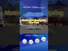 Fabbricazione più economica 10 pollici 3 zone bobine di molla di tasca per materasso