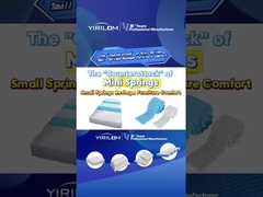 OEM Queen King Size Materasso a bobina in acciaio a molla di tasca con tessuto